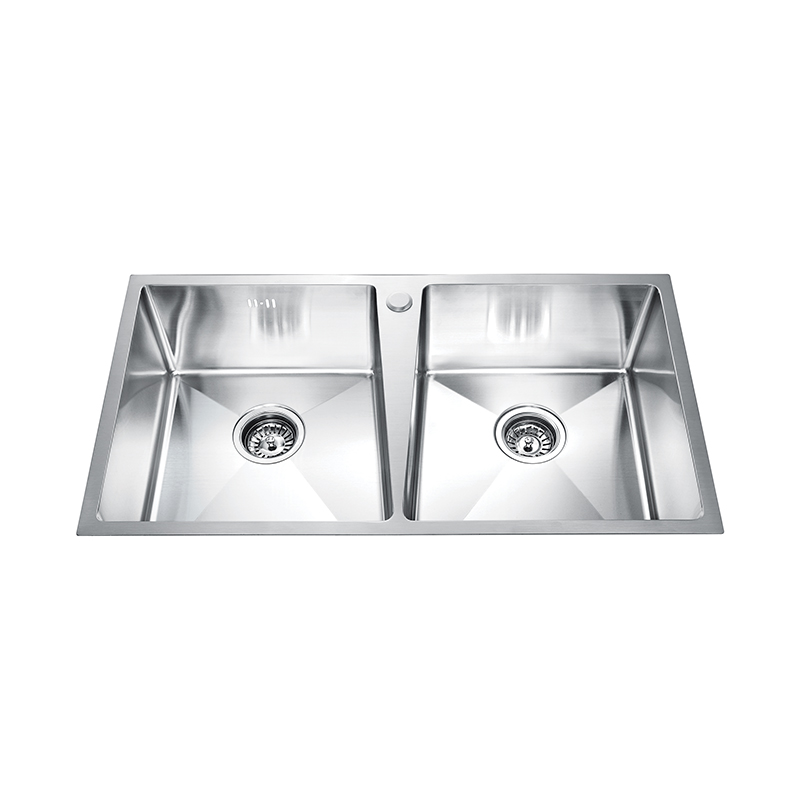 High Quality Customisable Stainless Steel Double Basin Sink for High-end Kitchens