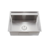 High Quality Countertop Step Single Basin Stainless Steel Sinks