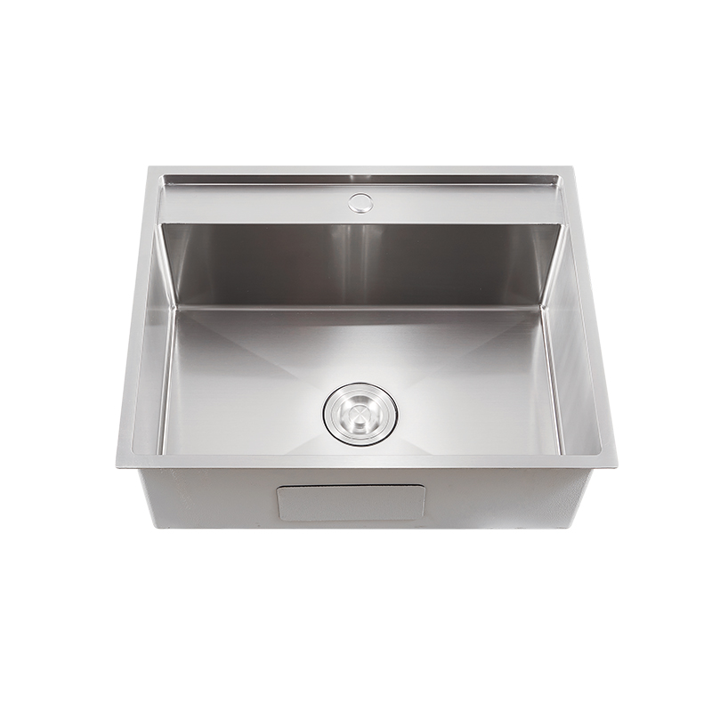 High Quality Countertop Step Single Basin Stainless Steel Sinks