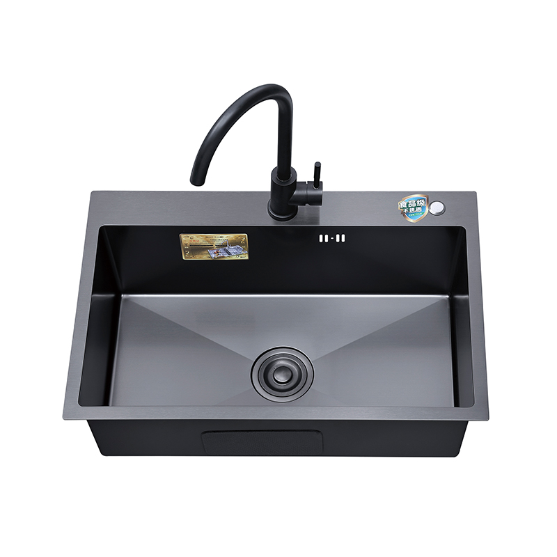 High Quality Countertop Single Basin Stainless Steel Sinks