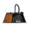 Double Ribbed Stainless Steel Sink 7546