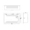Flat Three-Hole Pressed Double-Step 7846 