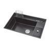 304 Kitchen Sink with Side Knife Holder & Cutting Board Rack