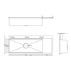 Stainless Steel Single Sink with Drain Board