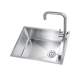 High Quality Customisable Stainless Steel Single Basin Sink for High-end Kitchens