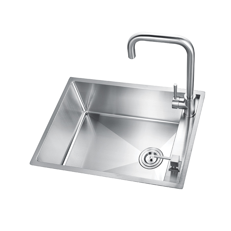High Quality Customisable Stainless Steel Single Basin Sink for High-end Kitchens