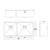 Undermount Step Double Bowl 8644 