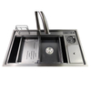 Honeycomb multifunctional stainless steel sink