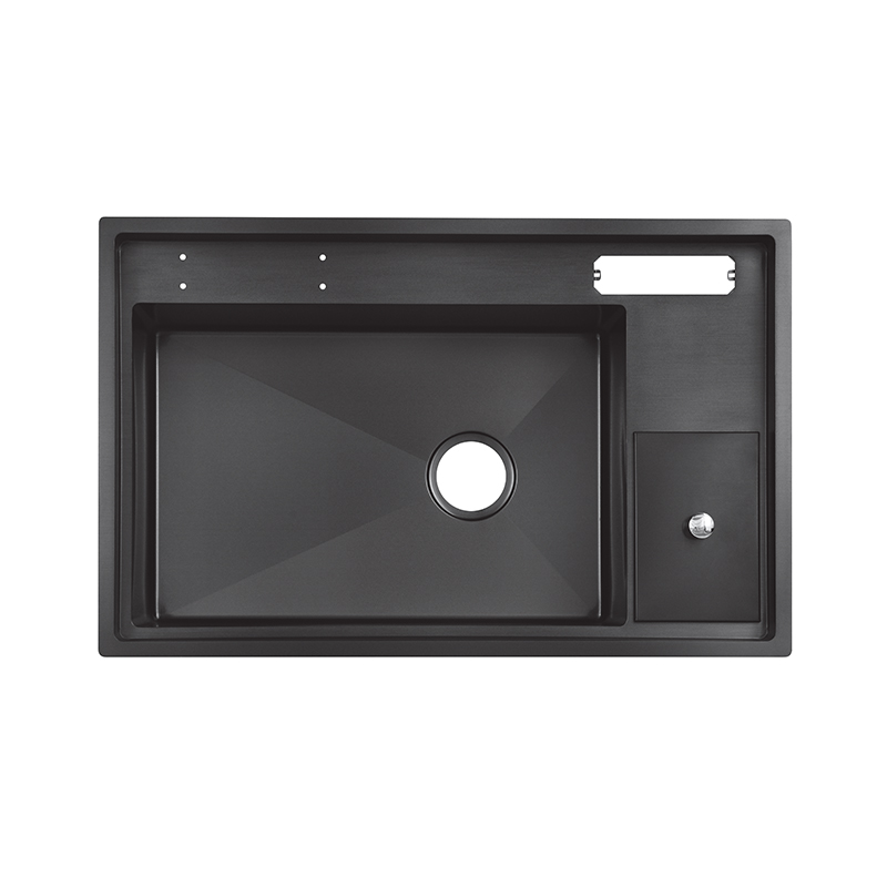 304 Kitchen Sink with Side Knife Holder & Cutting Board Rack