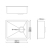Custom Stainless Steel Sink for Motorhomes 4438