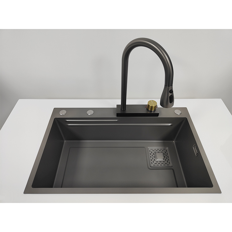 Double Ribbed Stainless Steel Sink 7546