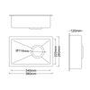 Custom Stainless Steel Sink for Motorhomes